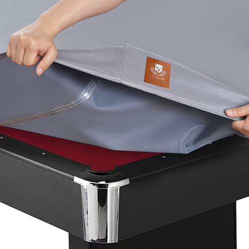 Clawscover Funda Mesa De Billar 7/8/9 Pies Gris Mmg