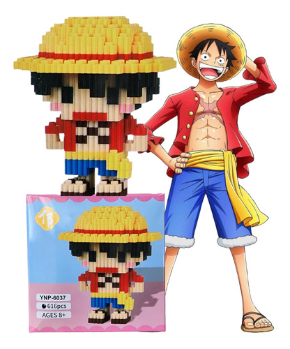 Bloques Armables 3d Luffy  Regalo