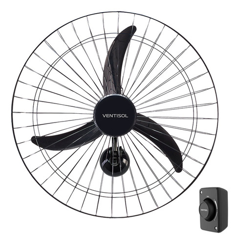 Ventilador De Parede 60 Cm 200w Bivolt 110/220v Ventisol