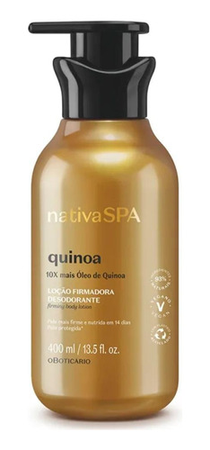 Hidratante Desodorante Loção Nativa Spa 400ml Quinoa