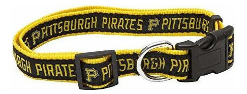 Mlb Pittsburgh Pirates Collar Para Perro, Mediano