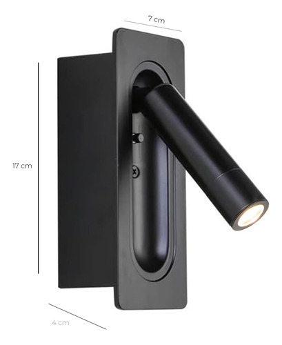 Apliqué Lector Led Uni 3w - Luz Cálida