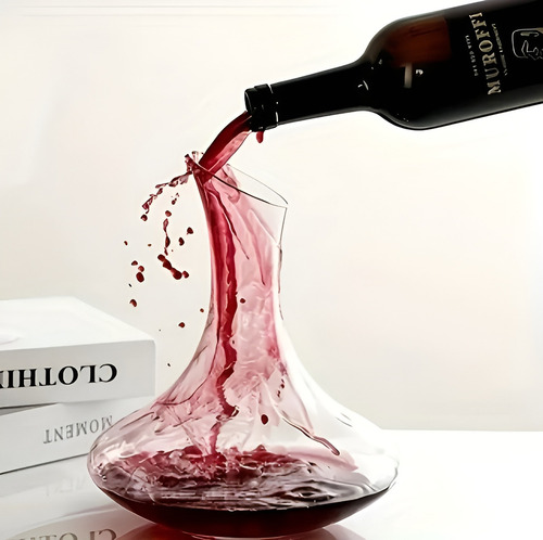 Decantador Para Vino Aireador Vino Aireador Decantador 1,5l Decantador Vino Aireador Vino Oxigenador De Vino Cristal Premium Jarra Para Vino Decantador Vino De Cristal Decantador Vino Pasteleriuscl