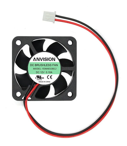 Anvision 1.575 in X 0.394 in Dc 12 V Ventilador De Refrigera