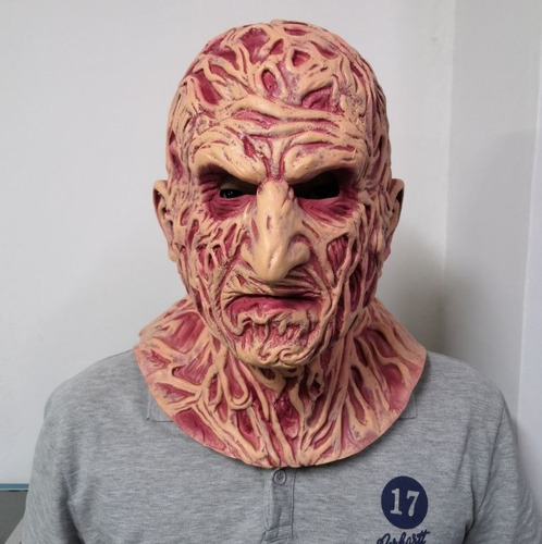 Máscara Freddy Krueger De Látex Halloween Terror Cosplay