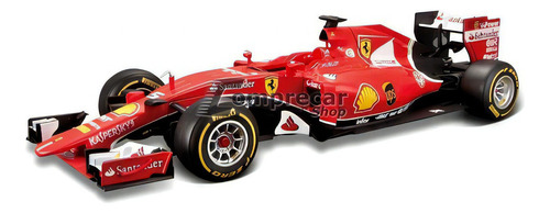 Miniatura Fórmula 1 Ferrari Sf15-t Vettel 2015 Bburago 1/24