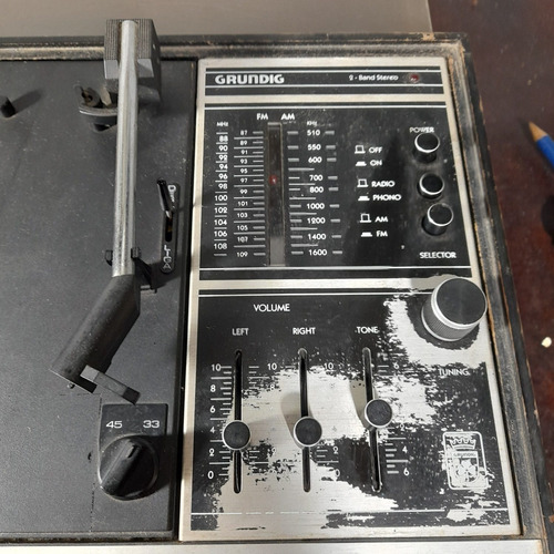 Imagem 7 de 9 de Vitrola Rádio Grundig Studio 321 Pra Peças Ou Conserto Ler