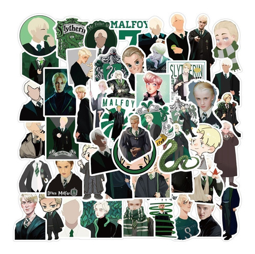 50 Stickers De Draco Malfoy / Harry Potter - Pegatinas
