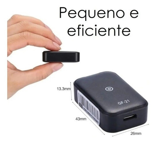 Imagem 10 de 10 de Rastreador Satélite Gps Rastreamento Mini Tempo Real Gf21 S