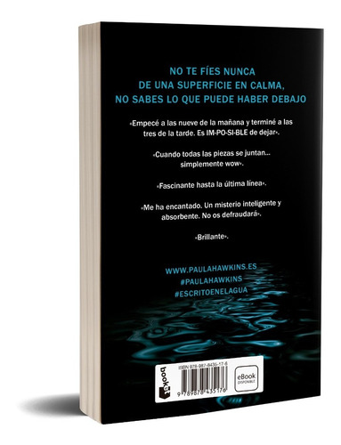 Imagen 2 de 4 de Escrito En El Agua De Paula Hawkins - Booket