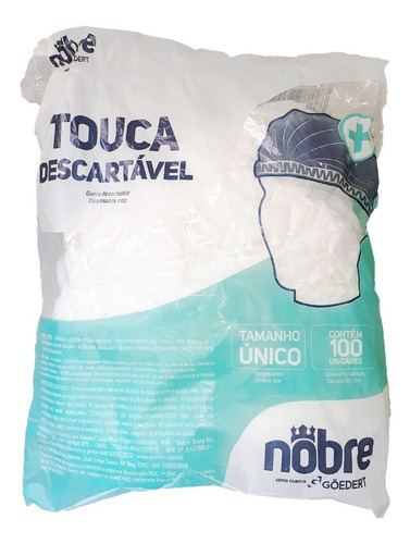 Kit Epis 100 Pro-pés Descartáveis + 100 Toucas Descartáveis