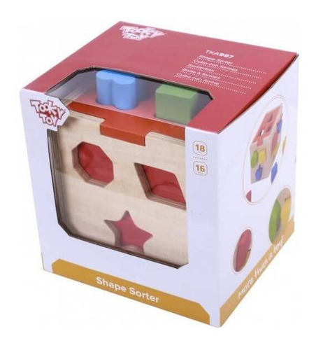 Imagem 4 de 4 de Cubo Para Encaixe - Tooky Toy