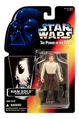 Star Wars Power Of The Force Red Han Solo In Carbonite