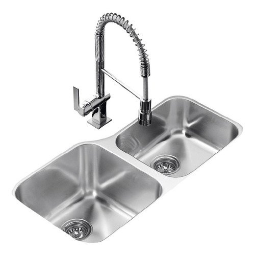 Fregadero Tarjas Teka Be 2c 880 Submontar 2 Tinas Acero Inox