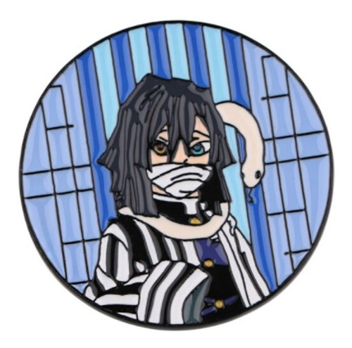 Pin Demon Slayer Obanai Iguro Kimetsu No Yaiba Anime