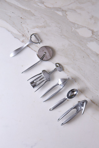Abrelatas Abridor De Latas De Niquel Plateado Mate 18cm