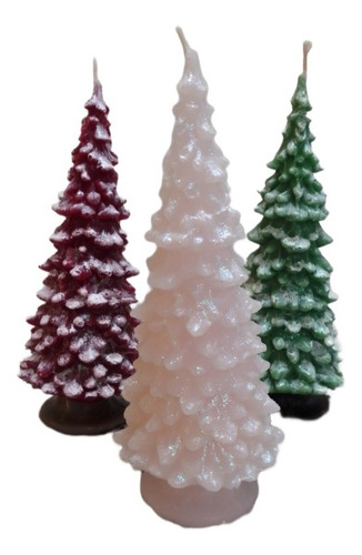 2 Velas Pino Navideño
