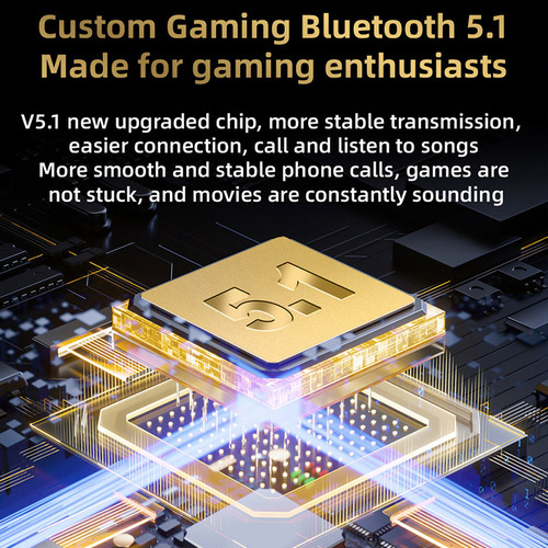 . Audífonos Inalámbricos Bluetooth Pro60 V5.1 A Prueba De