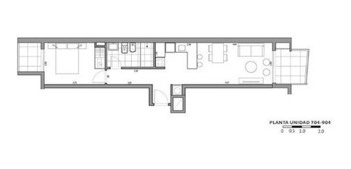 Imagen 3 de 6 de Va363 Venta Apto 1 Dormitorio En Centro Edimboro Quiroga