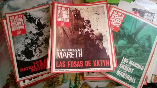 Lote Revistas Asi Fue La Segunda Guerra Mundial Noguer 1972.