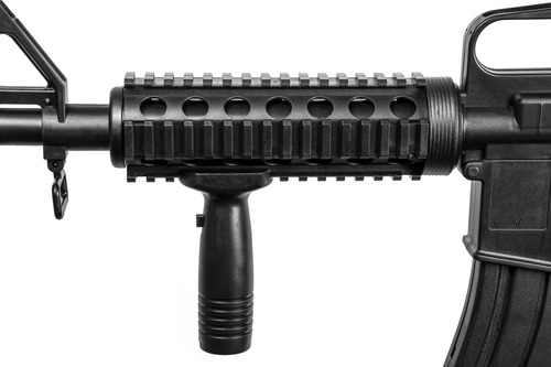 Rifle Airsoft Con Linterna Balines 6 Mm Vigor 221a Negro Negro 6 Mm