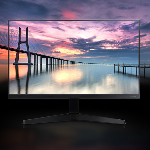 Monitor Led Samsung Lf24t350fhlxar Ips 24 Fhd Ultradelgado Gris Oscuro