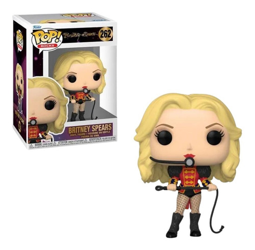 Imagem 1 de 2 de Funko Pop Rocks Britney Spears - Britney Spears (circus) 262