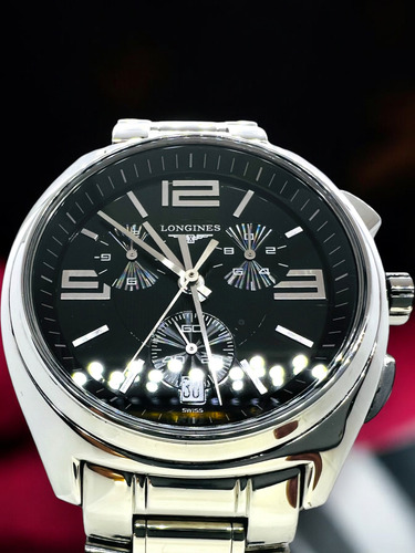 Reloj Longines Lungomare Plateado Plateado Negro