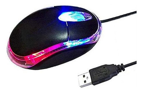 Anrank Um2030ak Ratón Óptico Usb Negro 3 Botones 3d Rueda Pc