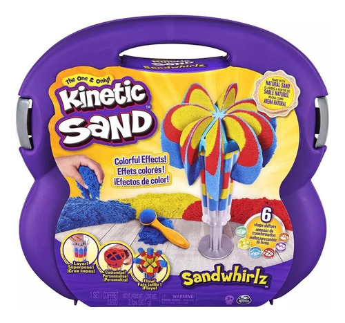 Kinetic Sand Arena Cinética Sandwhirlz Maletín