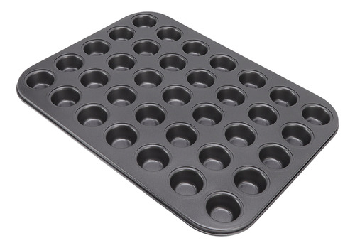 Mini Moldes Antiadherentes Para Magdalenas, De Acero Al Carb