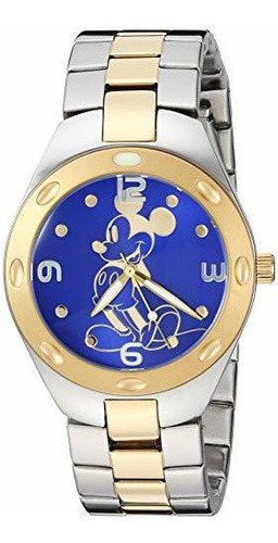 Reloj Disney Para Hombre Wds000624 Mickey Mouse De Cuarzo