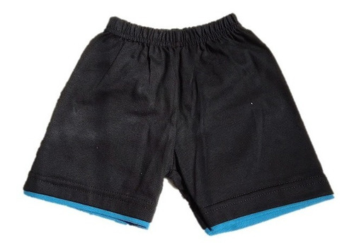 Short Basico Liso Corto Fresco Verano Niño Nene Algodón