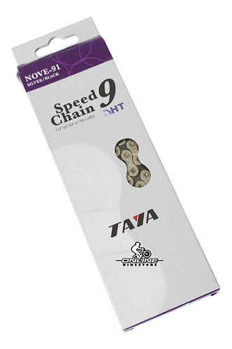 Cadena Bicicleta Taya Nove-91 9v Compatible Shimano Sram