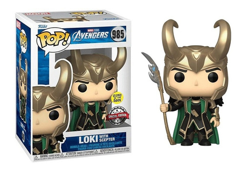Funko Pop! Avengers Loki With Scepter