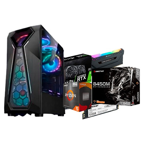 Computadora Ryzen 5 5600x  16gb Ram  M.2 512gb  Rtx 3050 8gb