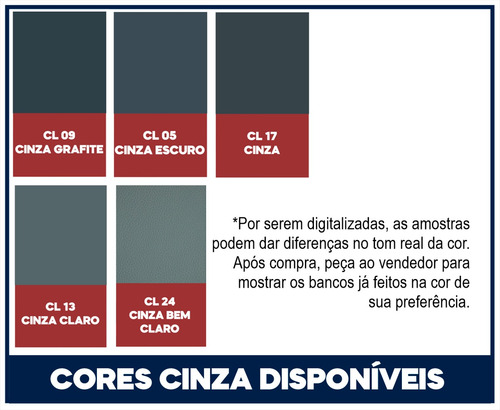 Capa Revestimento Para Bancos New Civic Misto Tons Cinza
