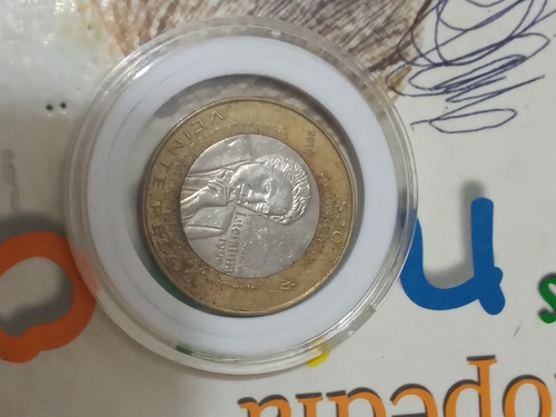Moneda Conmemorativa Octavio Paz Premio Nobel 20 Pesos (Usado)