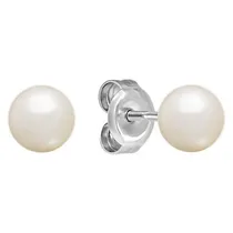 Comprar Aretes Perlas Cultivadas Blanca O Negra 4mm Con Plata. 925.