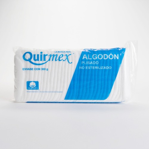 Algodón Absorbente Plisado Quirmex De 300 Gramos