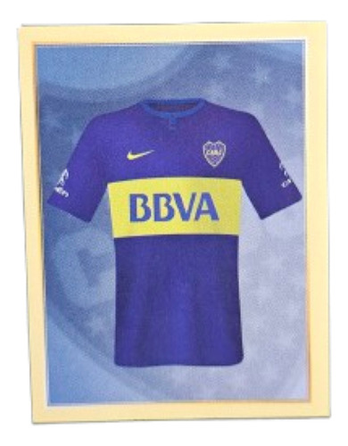 Figurita Camiseta Boca Album Futbol Argentino 2014 Boca Boca