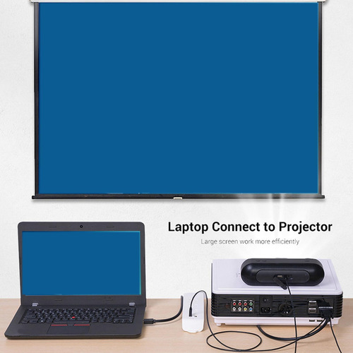 Proyector De Computadora Portátil Con Cable De Video Vga 1m
