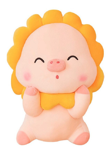 Peluche Bebé Juguete Cerdito Girasol Súper Suave 38 Cm