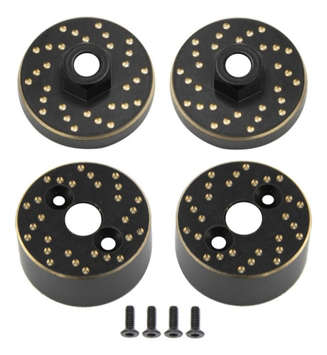 4 Brass Units, Front And Rear Axle, Hexagon Wheel 1