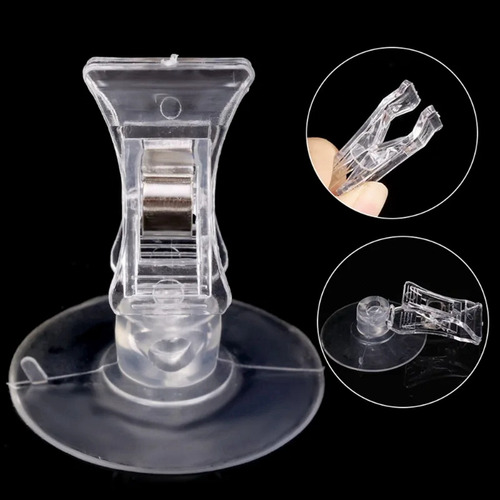 Pinzas De Ventosa Transparentes Para Baño Con Ventosa, 20 Un