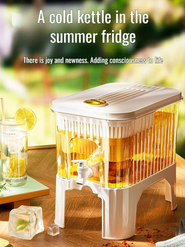 Botella De Agua Para Refrigerador De Gran Capacidad Con Grif