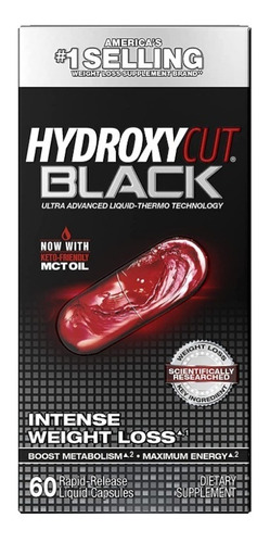 Imagen 1 de 3 de   Hydroxycut Black Quemador Tecnología Liquidthemo 60 Capsulas Es El Suplemento De Pérdida De Peso Perfecto Para Ayudarlo  Alcanzar Sus Objetivos De Pérdida De Peso. De Forma Rapida 