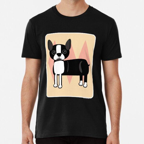 Remera Boston Terriers Cute Pet Dog Cartoon Art Diversión Al