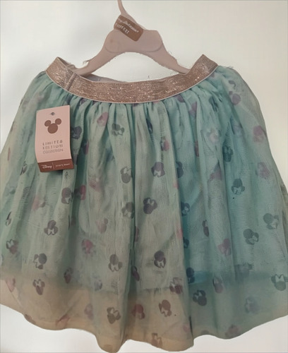 Falda Disney Minnie Mouse Mimi Tutu Niña 5 Años Edición Limi