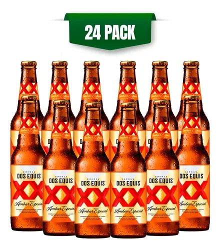 Cerveza Dos Equis Ámbar 24 Botellas De 355ml